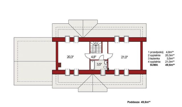 Готовый проект дома AS041