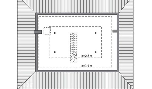 Готовый проект дома C444t