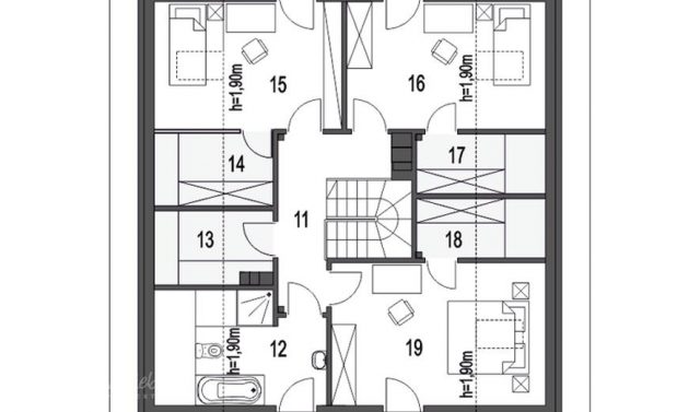 Готовый проект дома DD1344