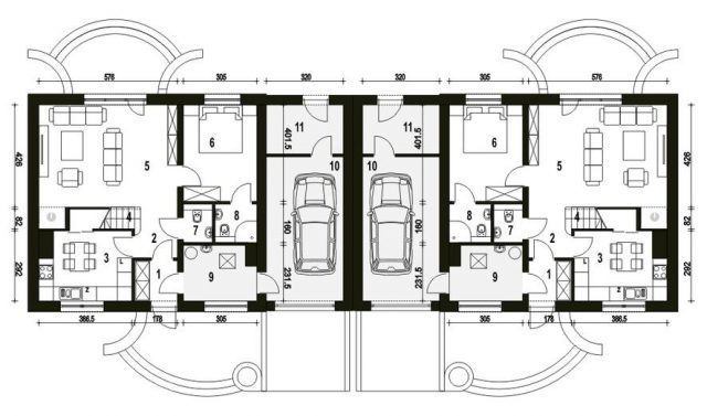 Готовый проект дома DD1443