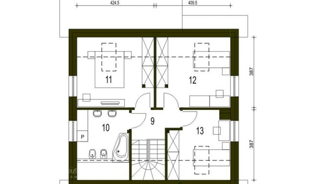 Готовый проект дома DD1476