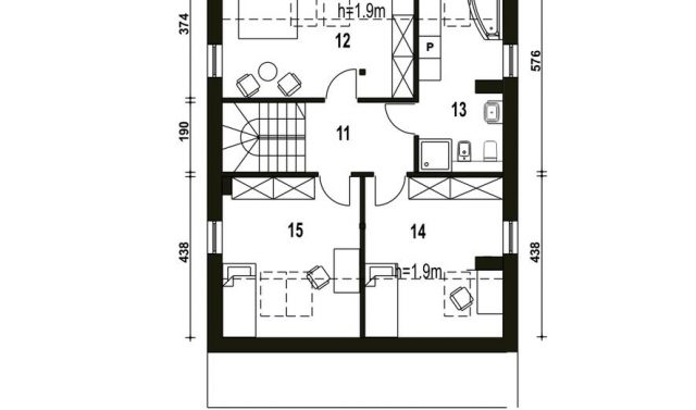 Готовый проект дома DD1489