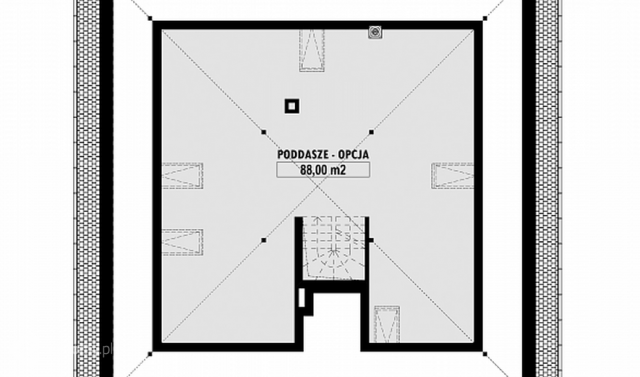 Готовый проект дома E-244a