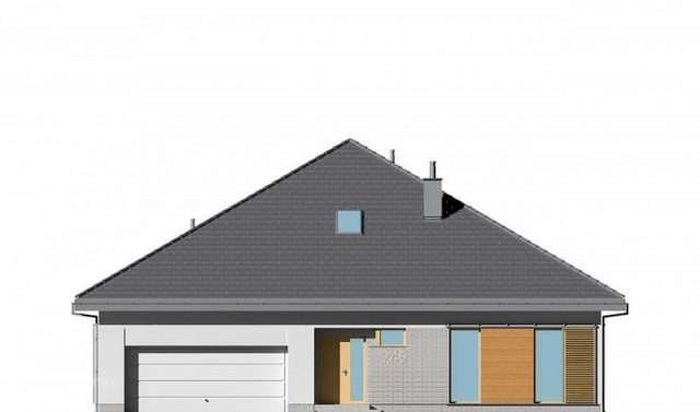 Готовый проект дома E-245a