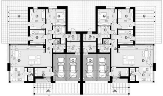 Готовый проект дома HK42B