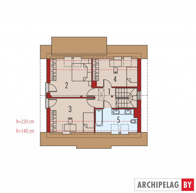 Проект дома Адриана III (вариант Б)