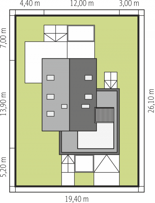 Проект дома Е13 ІІ (Г1)