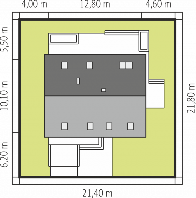 Проект дома Е4 (Г1) (вариант А)